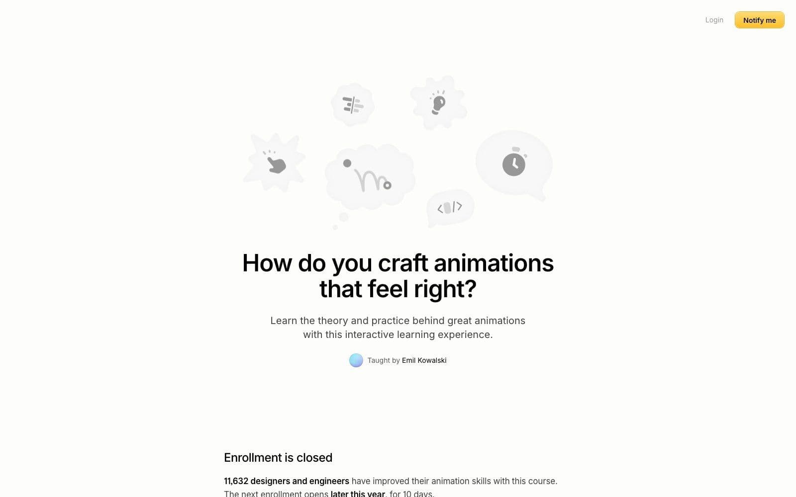 Animations on the Web