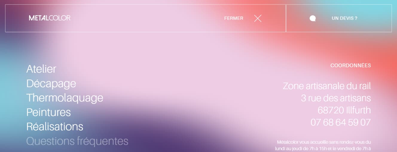 Soft and multicolor gradients